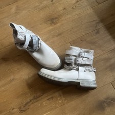 Boots Nieten 38, Bikerboots, Stiefeletten, Beige