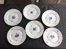 6 antike Teller Obstteller Dessert Porzellan Nymphenburg