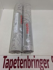 Vliestapete rasch 2x 881851 (2Rollen) Äste Muster Grau Creme Restposten Wohnzimm