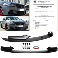 Frontspoiler Sport-Performance Schwarz Matt passt für BMW F10 F11 M-Paket +ABE*