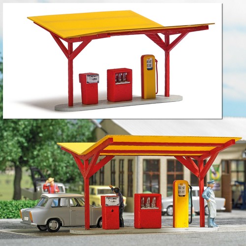 Busch 1917 tankstelle - h0,