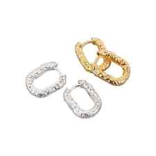 Creolen - Anhänger rechteckig