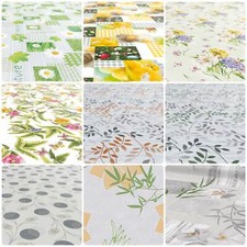 Tischdecke Wachstuch Wachstuchtischdecke Tischdecke abwaschbar Blumen Blätter