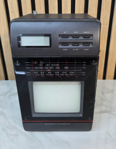 Vintage mini crt radio - mini, tv
