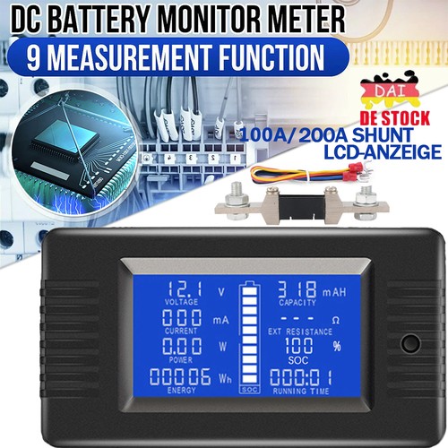 200a 100a lcd digital - 200a/100a, dc
