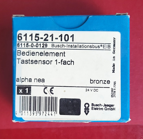Busch jaeger 6115 101 - busch-jaeger, 6115-21-101