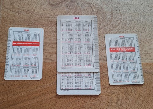 Ddr taschenkalender 1982 - taschenkalender,