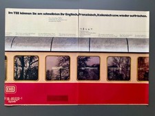 DB Bahn TEE Trans-Europ-Express Zug Wagon 1969 Vintage Ad Werbung Reklame V2