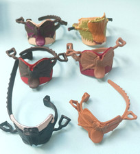 Schleich Pferde Ponys Sattel Sättel Zubehör Einzelverkauf VIELE ZUR AUSWAHL