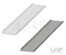 Abdeckstreifen Blindstreifen für Verteiler Zählerschrank Sicherung 12TE weiß gra