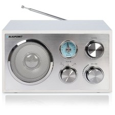 Retro-Radio, Weiß-Alu, UKW,Bluetooth, AUX-IN, Blaupunkt RXN 180 WH, WIE NEU