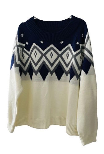Norweger pullover dunkelblau - pullover,,