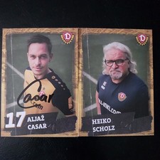 2 Autogrammkarten Dynamo