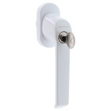 Schüco Fenstergriff weiß 50 Nm abschließbar 234719 für Kunststofffenster