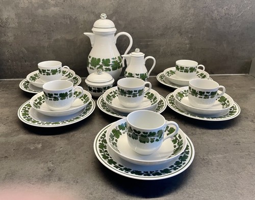 Meissen weinlaub kaffeeservice - meissen,
