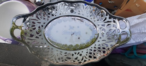 Silberhochzeit ovale schale - ovale,