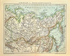 Alte Lithographie, Sibirien I