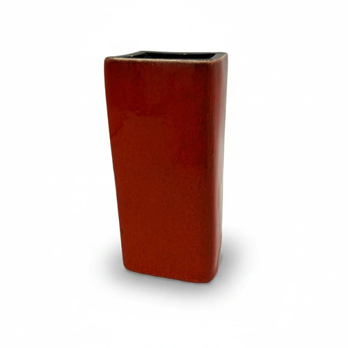Mid century keramikvase rot - century,