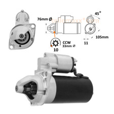 10 Zähne Anlasser für