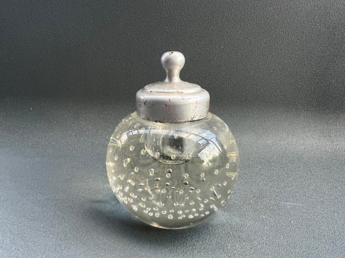 Antikes tintenfass glas - tintenfass,