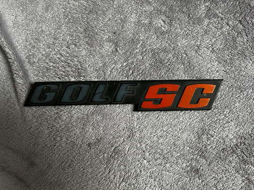 Golf schriftzug emblem vw - golf, 1