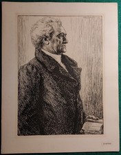Litho/Druck um 1950 ? - Herausgeber?: "Goethe" nach Karl Bauer (L30)