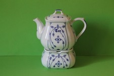 Indisch Blau Strohblume Teekanne und  Stövchen Teestövchen