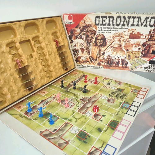 Vintage geronimo brettspiel - geronimo, 3d