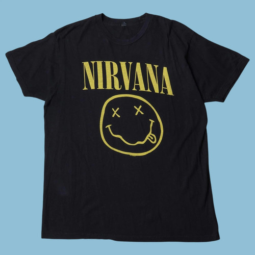 Vintage nirvana smiley shirt - vintage, t-shirt