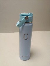 Edelstahl Trinkflasche mit Strohhalm 750ml: Auslaufsichere doppelwandige