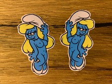 2x Sexy Girl Aufkleber Vintage