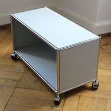 * Orig. USM Haller Lowboard * Lichtgrau * Seiten geschlossen * 75x35x35 Rollen *