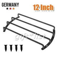 Universal Metall Auto Lautsprechergitter Subwoofer Grill Schwarz Abdeckung 12"