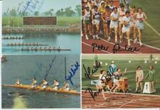 46  Sammelbilder   ( 17 Bilder mit Autogrammen )   *  Olympische Spiele *