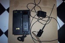 altes mobiltelefon AUTO MOBIL TELEFON PHILIPS PORTY C-NETZ adapter antenne vinta