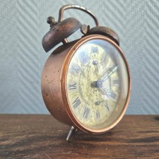 Vintage JAPY Wecker französisch mechanisch zum Aufziehen 2 Glocken