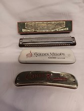 2 Mundharmonika, M. Hohner, Golden Melody und Rheingold