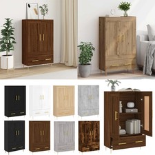 Hochschrank Highboard 69,5x31x115 cm Holzwerkstoff Anrichte Beistellschrank