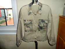 Tredy Jeans Jacke Military Salbei Gr. 2 (40/42) - NEU