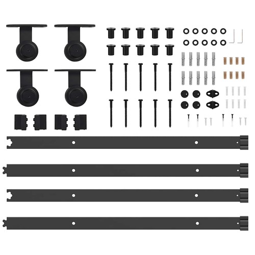 Schiebetürbeschlag set metall - set,