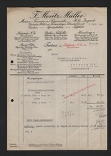 LEIPZIG, Rechnung 1932, F