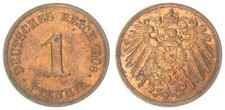  Kaiserreich 1 Pfennig J.10 1906 G fast st 66209