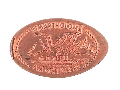 Elongated coin quetschmünze - elongated,