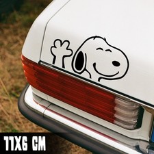 AUTO AUFKLEBER "SNOOPY WINKT" 11X6CM PEANUTS STICKER FUN JDM TUNING #0138