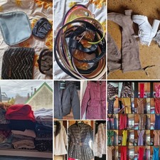 Bekleidung Packet Gr.36 S/40 L, jacken, Kleider, Pullis, Jeans 64 Tlg. Konvolut 