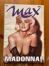Max Magazin 8/91 "Madonna" - Pop Musik Kultur Lifestyle Magazin