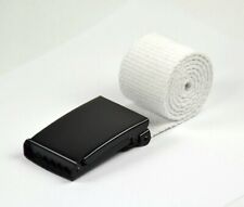 Stoffgürtel  Canvas Gürtel Belt Jeans Gürtel Klappschnalle B:4cm Schwarz-KLP