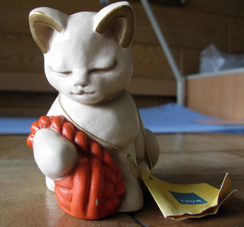 Katze mit wollknäul gräfin - wollknÄul,