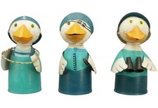 Zaunhocker Ente Metall Kanu 12