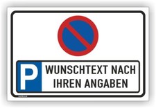 Parken verboten Schild